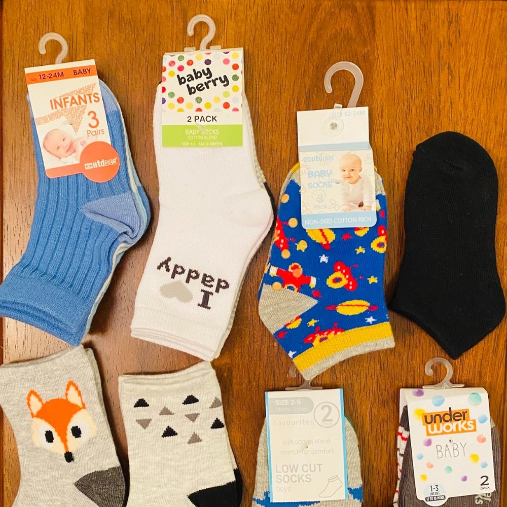 Baby Toddler Boy 1-3 Years Socks Bundles